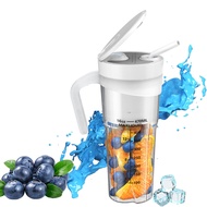 เครื่องปั่นไฟฟ้าแบบพกพา USB ชาร์จแบบพกพาใบมีดคั้นน้ําผลไม้สําหรับ Shakes สมูทตี้ 470ML มัลติฟังก์ชั่
