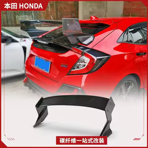 Suitable For Honda Two-car Civic FK8 Type R Carbon Fiber Rear Wing Modified Mugen Infinite Spoiler F