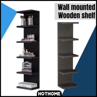 Wall Rack Wall Mount Storage Rack Wooden Shelf Book Shelf Organizer Hanging Display Rack