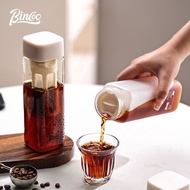 [Hot-selling] [Bincoo] Square Coffee Cold Brew Cup tritan Material Portable American Cold Brew Pot C