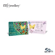 MJ Jewellery 5G Gold Collection 375/9K Butterfly Series Gold Bar F29 (0.25g)