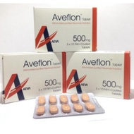 AVEFLON TABLET 500MG 30S (DIOSMIN+HESPERIDIN) [UBAT BUASIR/ANTI HEMORRHOIDS] exp 2025