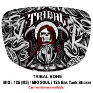 MIO I 125 and MSI 125 GAS TANK STICKER TRIBE BONE ej cycle