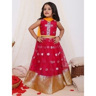 SG Local Seller Diwali Indian Traditional Kids Costumes/Racial Harmony Dress lehenga choli