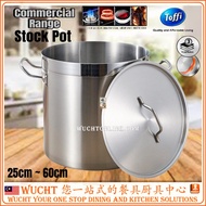 【WUCHT】60cm TOFFI Commercial IH Stainless Steel Stock Pot Lid 60cm 厚白钢锅 Periuk Steel Tebal 60cm 170L