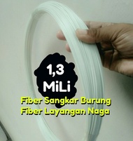 FIBER JERUJI, FIBER LAYANGAN NAGA UKURAN KECIL 1,3 MILI TERMURAH PAKET ROLL PANJANG 100 METER