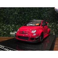 1/18 VIP Model Abarth 595 Fiat 500 LBWK Rosso VIP180694[MGM]