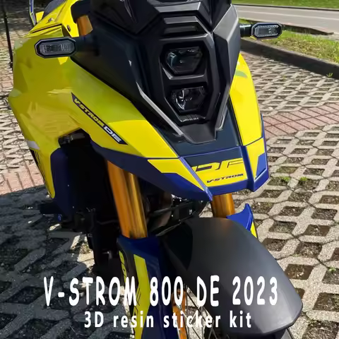 800 DE Motorcycle Accessories Toe Protection 3D Epoxy Resin Sticker Protection Kit For V Strom 800 D