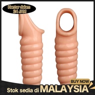 ⚡   Penghantaran 24 jam ⚡     Silikon Lengan Zakar Boleh Digunakan Semula Cincin Zakar Pemanjal Kond
