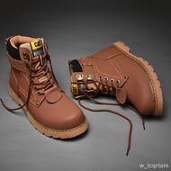 ✜Caterpillar Mens Safety Boots Steel Toe Industrial Safety Shoes Anti-smashing Rubber Non-slip Prote