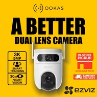 EZVIZ H9c Dual 3K / 2K Dual-Lens 360° Wireless CCTV | Full AI Detection | LAN Port | 30m Night Visio