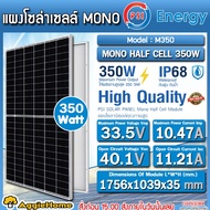 PSI SET รุ่น PSIM350 350วัตต์ MONO HALF CELL(350วัตต์ 2แผง/สายไฟ PV1X4 แดง-ดำ5เมตร/สามทางY) โซล่าเซล