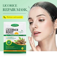 All Natural Licorice VC Moisturizing Face Masks Skincare Hydrating Acne Sheet Facial Masks For Women Sensitive Skin