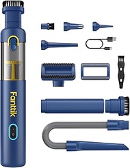 Fanttik Slim V8 Apex Car Vacuum, 19000PA High Power, 4 in 1 Portable Mini Vacuum, 2.5H Type-C Fast C