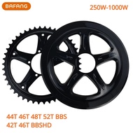 【Fast-selling】 Bafang Chain Wheel Replacement Parts Chainring Ebike Accessories 42t 44t 46t 48t 52t For Bbs01b Bbs02b Bbshd Electric Bike