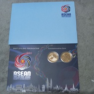 Error?ASEAN Malaysia 2025 commemorative coin 1ringgit Limited website write 5000pcs/coin card write 