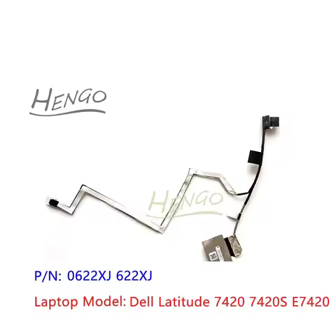 Original New For Dell Latitude 7420 7420S E7420 LCD LVDS Cable 6MM RGB FHD 0622XJ 622XJ