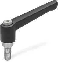 Ganter Normelemente GN 300.1-63-M6-16-SW 1-63-M6-16-SW Adjustable Clamping Levers with Stainless Ste