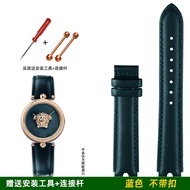 สายนาฬิกาหนังแท้สำหรับผู้หญิง VERSACE Medusa Series VECQ00418/VECQ00118 สายนาฬิกาหนังแท้แบบอเนกประสง