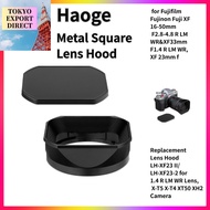 Haoge Metal Square Lens Hood for Fujifilm Fujinon Fuji XF 16-50mm F2.8-4.8 R LM WR & XF33mm F1.4 R L