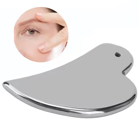 Energy Stone Pendant Terahertz Gua Sha Pendant Massaging Mini Lymphatic Drainage Energy Stone Pendan