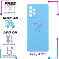 Back Cover  For Samsung A72 / A725F Back Panel Glass Housing Battery Cover