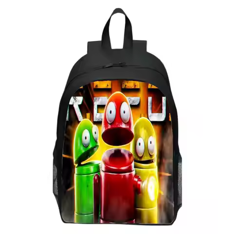 New game repo recycling action 16 inch children's backpack, elementary school backpack, men's and wo