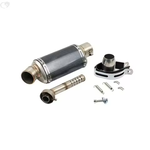 Universal 51mm Motorcycle Exhaust Muffler Escape Moto with DB Killer for Yamaha PCX125 FZ1N Z900 CBR