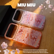 luxury miu phone cases for iphone 17 Pro Max 16 15 Pro Max 14 Pro Max 14 13 Pro Max i13