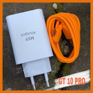 Charger Infinix GT 10 PRO 45Watt Super Fastcharging Original From Infinix. 100% Original