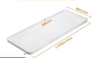 冷氣機接水盤 托盤 漏水自己解決  四個孔位 加高盤 81.5x33x3cm  只須108元  包送貨  本月再送2米水管+鐵絲+接口扣 不要再被投訴滴水了....  91.5X45款128元  bb