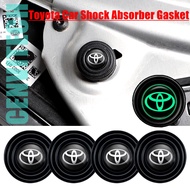 Toyota Car Shock Absorber Gasket Car Door Sound Insulation Silent Pad Sticker Exterior Accessories For Innova Corolla Wigo Fortuner Vios Avanza Altis Camry Hilux Sienta
