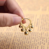18K Ball Earrings for Women Subang Titanium Anti Karat A Ori Anting Telinga Tahan Karat Perempuan
