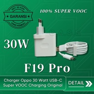 Original Oppo F19 Pro Super VOOC 30W Charger