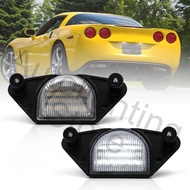 2pc LED License Number Plate Light For Chevrolet Corvette C4 C5 C6 Impala Monte Lumina SSR S10 Beret