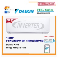 ( WIFI )  DAIKIN 1.0hp - 1.5hp Deluxe-Inverter Wall Mounted Air Conditioner R32 - FTKU-B Series