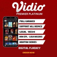 VIDIO PREMIER PLATINUM 1 BULAN NON EFL SUPPORT ALL DEVICE