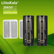 1-16PCS LiitoKala lii-50A 26650 5000mah lithium battery 3.7V 5000mAh 26650-50A rechargeable battery 