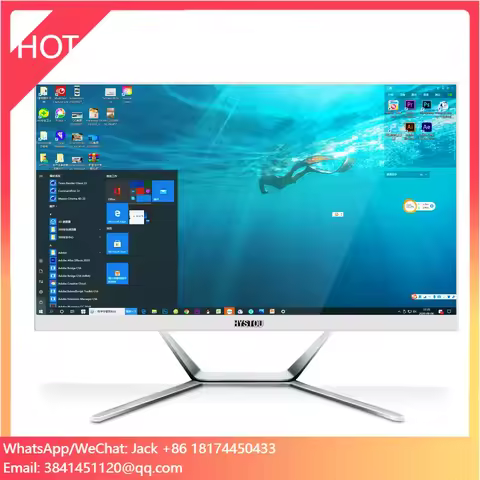 23.8 27 Inch GTX 8 Core CPU I7 9700F 16GB RAM 1TB SSD Gaming Pc 8K All In One Desktop Computer