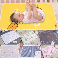 Baby Mat Waterproof Baby Changing Mat Diaper Reusable Waterproof Cotton Changing Pad Baby Diaper Mattress Newborn Print Floor Mat Play Foldable