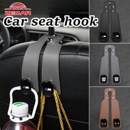 1/2Pcs BMW M Car Seat Back Double Hook Rubber Leather Car Rear Front Seat Hanger As Phone Holder for