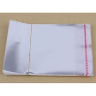 clear A4 side seal opp plastic bag 9x13.5 10x13.5 11x13.5 inch awb plastik tudung 100pcs plastik beg