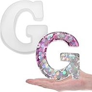 HARFINGTON Large Letter G Resin Molding 6" 3D Capital Alphabet Silicone Mould for Word Sign Art, DIY