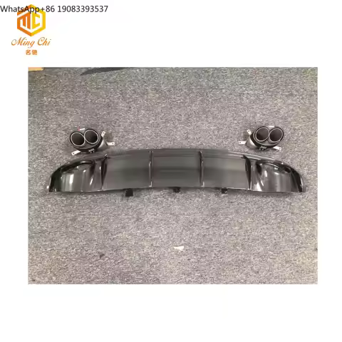 RS6 Carbon Fiber Diffuser Carbon Fiber Outlet for Audi A6 Allroad C7