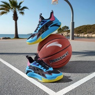 anta kids boys splash 7 basketball shoes A125B1131-3 -black/blue/pink (kasut bola keranjang kanak le