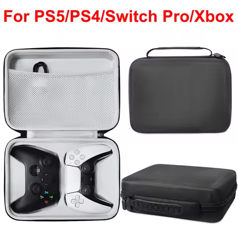 Portable Game Controller Storage Bag for PS5/PS4/Switch Pro/Xbox Dustproof Carrying Bag for PS5/PS4/
