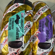 ยางนอก QUICK รุ่น GR602 (ไม่ใช้ยางใน) ลาย ปลากระเบน เบอร์ 110/70-13 130/70-13 ใส่ N-MAX  KEEWAY