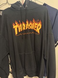 THRASHER  火焰圖案連帽衛衣