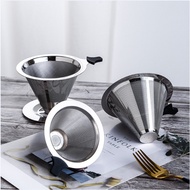 AB001 Stainless Steel Dripper Coffee Filter Cone