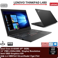 LENOVO THINKPAD L480  LAPTOP (CORE I5 8TH GEN/WINDOWS 10) SPECIFICATIONS